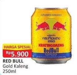 Promo Harga RED BULL Energy Drink Gold 250 ml - Alfamart