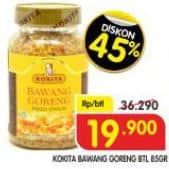 Kokita Bawang Goreng 85 gr Diskon 45%, Harga Promo Rp19.900, Harga Normal Rp36.290