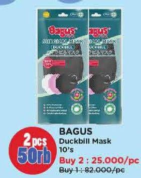 Promo Harga Bagus Surgical Mask Duckbill 10 pcs - Watsons
