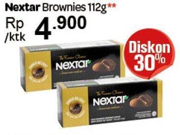 Promo Harga NABATI Nextar Cookies Brownies Choco Delight per 8 pcs 14 gr - Carrefour