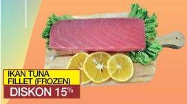Promo Harga Tuna Fillet Frozen per 100 gr - Yogya