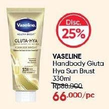 Promo Harga Vaseline Healthy Bright Gluta-Hya Lotion 200 ml - Guardian