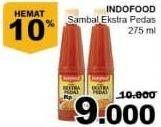 Promo Harga INDOFOOD Sambal Ekstra Pedas 275 ml - Giant
