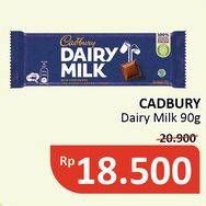 Promo Harga CADBURY Dairy Milk 90 gr - Alfamidi