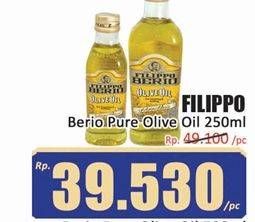 Promo Harga Filippo Berio Olive Oil Pure 250 ml - Hari Hari