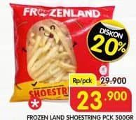 Promo Harga Frozenland French Fries Shoestring 500 gr - Superindo