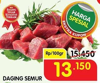 Promo Harga Daging Semur per 100 gr - Superindo