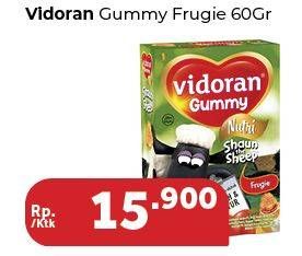 Promo Harga VIDORAN Gummy Frugie 60 gr - Carrefour