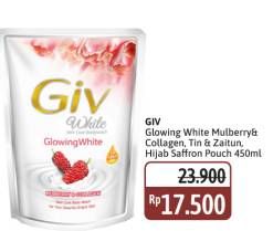 Promo Harga GIV Body Wash Mulberry Collagen, Hijab Tin Zaitun 450 ml - Alfamidi