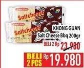 Promo Harga KHONG GUAN Saltcheese BBQ 200 gr - Hypermart