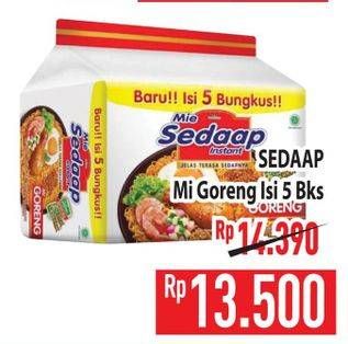 Promo Harga Sedaap Mie Goreng per 5 pcs 86 gr - Hypermart