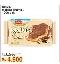 Promo Harga ROMA Malkist Tiramisu 120 gr - Indomaret