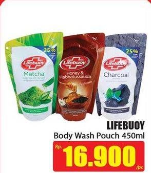 Promo Harga LIFEBUOY Body Wash 450 ml - Hari Hari