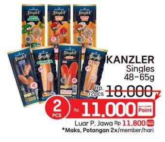 Promo Harga Kanzler Sosis/Bakso Singles  - LotteMart