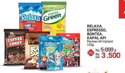 Promo Harga Relaxa/Espresso/Bontea/Kapal Api Candy  - LotteMart