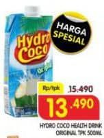 Promo Harga Hydro Coco Minuman Kelapa Original 500 ml - Superindo