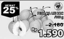 Promo Harga Pear Ya Lie RRC per 100 gr - Giant