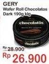 Promo Harga CHOCOLATOS Wafer Roll Cokelat Dark 190 gr - Indomaret