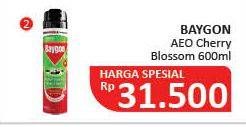 Promo Harga BAYGON Insektisida Spray Cherry Blossom 600 ml - Alfamidi