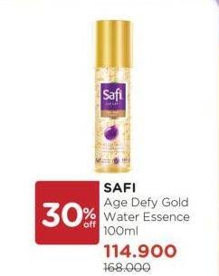 Promo Harga SAFI Age Defy Gold Water Essence 100 ml - Watsons