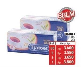 Promo Harga Tjatoet Teh Celup Teh Biru 25 pcs - Lotte Grosir