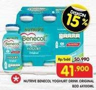 Promo Harga Nutrive Benecol Smoothies Yogurt Original 100 ml - Superindo