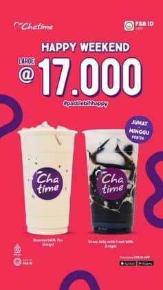 Promo Harga Chatime Minuman  - Chatime