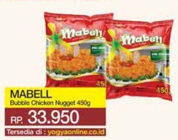 Promo Harga Mabell Nugget Bubble 450 gr - Yogya