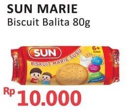 Promo Harga SUN Marie Biscuit 80 gr - Alfamidi