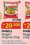 Promo Harga Mabell Nugget Ayam 250 gr - Alfamidi