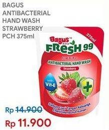 Promo Harga BAGUS Hand Wash Strawberry 375 ml - Indomaret