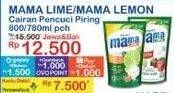 Promo Harga Mama Lime/Lemon Cairan Pencuci Piring  - Indomaret