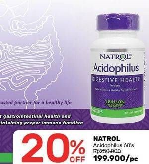 Promo Harga NATROL Acidophilus Probiotic 60 pcs - Guardian