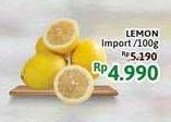 Promo Harga Lemon Import per 100 gr - Alfamidi