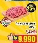 Promo Harga Daging Giling Sapi Spesial per 100 gr - Hypermart