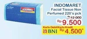 Promo Harga INDOMARET Facial Tissue Non Perfumed 220 pcs - Indomaret