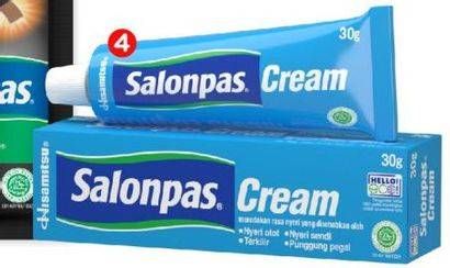 Promo Harga Salonpas Cream 30 gr - Watsons