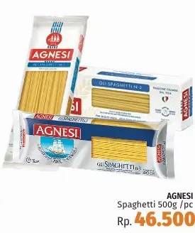 Promo Harga AGNESI Spaghetti 500 gr - LotteMart