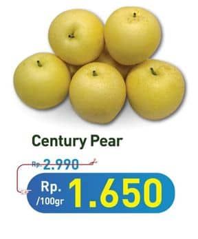 Promo Harga Pear Century per 100 gr - Hypermart