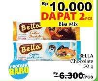 Promo Harga BELLA Premium Chocolate per 2 pcs 50 gr - Giant