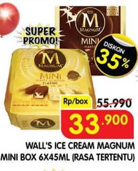 Promo Harga Walls Magnum Mini per 6 pcs 45 ml - Superindo