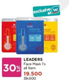 Promo Harga LEADERS Mask  - Watsons