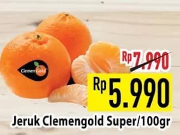 Promo Harga Jeruk Clemengold per 100 gr - Hypermart