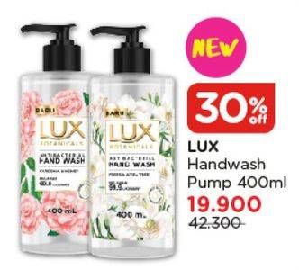 Promo Harga LUX Anti Bacterial Handwash 400 ml - Watsons