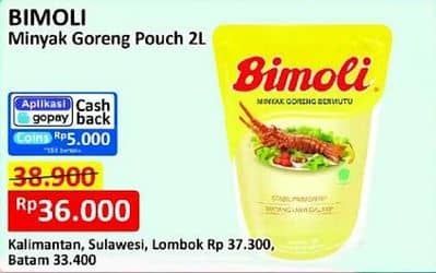 Promo Harga Bimoli Minyak Goreng 2000 ml - Alfamart