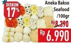 Promo Harga Aneka Bakso Seafood per 100 gr - Hypermart