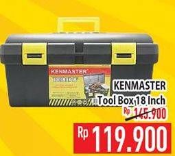 Promo Harga KENMASTER Tool Box 18"  - Hypermart