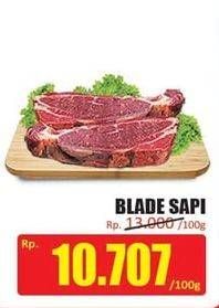 Promo Harga Daging Blade per 100 gr - Hari Hari