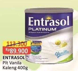 Promo Harga Entrasol Platinum Vanilla 400 gr - Alfamart