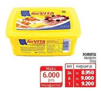 Promo Harga FORVITA Margarine 250 gr - Lotte Grosir